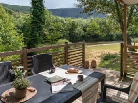 MOBILHOME 4 personnes - Cottage Dourbie 4p 2ch 1sdb **** clim