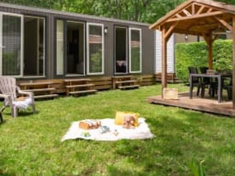 MOBILHOME 4 personnes - Cottage Papillon 4p 2ch 2sdb **** clim