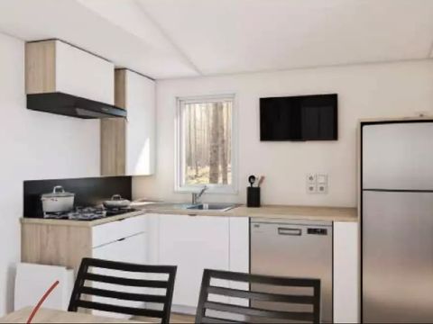 MOBILHOME 3 personnes - Cottage Confort 2 Pièces 2/3 Personnes Climatisé + TV