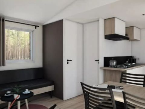 MOBILHOME 6 personnes - Cottage Confort 3 Pièces 4/6 Personnes Climatisé + TV