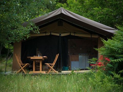 TENTE TOILE ET BOIS 5 personnes - Safari