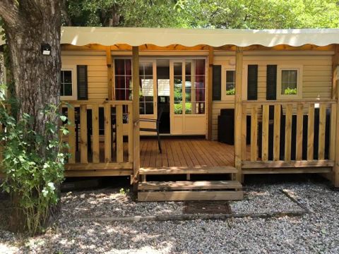 MOBILHOME 8 personnes - Mobil Home Aqua 3 Chambres 6/8 Personnes Terrasse semi-couverte