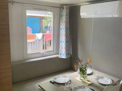 MOBILHOME 4 personnes - Mobil Home Aqua 2 Chambres 4 Personnes Terrasse semi-couverte