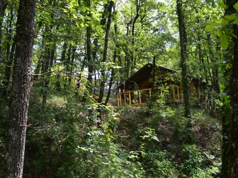 TENTE TOILE ET BOIS 4 personnes - Bamburi - 16 m² + terrasse 12 m²