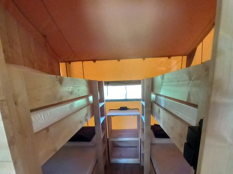 TENTE TOILE ET BOIS 6 personnes - Lodge