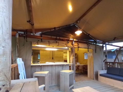 TENTE TOILE ET BOIS 6 personnes - Lodge