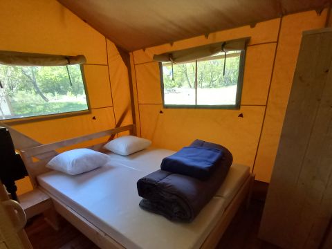 TENTE TOILE ET BOIS 6 personnes - Lodge