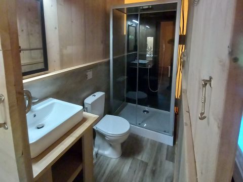 TENTE TOILE ET BOIS 4 personnes - Safari