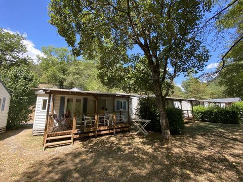 MOBILHOME 5 personnes - Résidence LOUISIANE  Confort 2 chambres avec terrasse couverte + TV