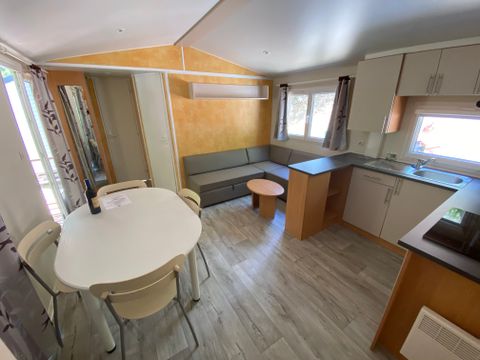 MOBILHOME 5 personnes - Résidence LOUISIANE  Confort 2 chambres avec terrasse couverte + TV