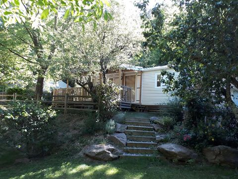 MOBILHOME 6 personnes - Résidence LOUISIANE Confort 3 chambres + Terrasse semi-couverte + TV