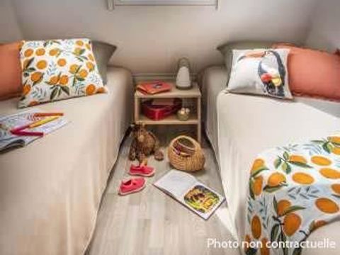 Tente en toile et en bois 5 personnes - Coco Sweet (2 chambres + auvent XXL)