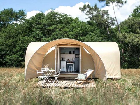 TENTE TOILE ET BOIS 4 personnes - Coco sweet (sans sanitaires, sans eau)
