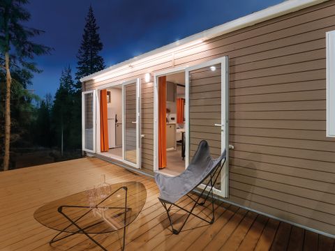 Mobilhome 4 personnes - PREMIUM deux chambres, avec sanitaires