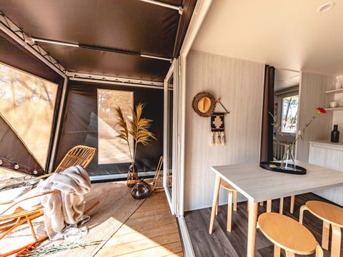 Bungalow toilé 4 personnes - Coco Paradis 15 m2 - 2 chambres