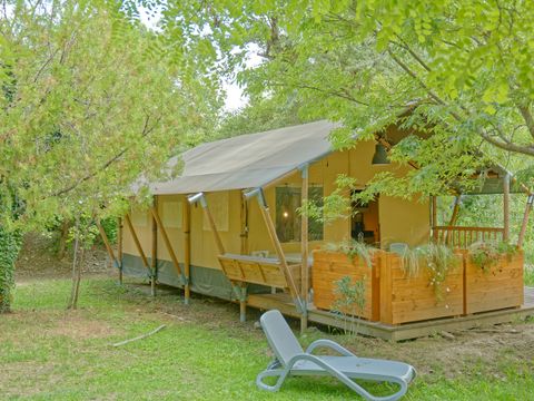 TENTE TOILE ET BOIS 6 personnes - Tente Safari