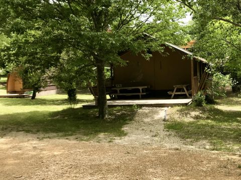 TENTE TOILE ET BOIS 6 personnes - Tente Safari