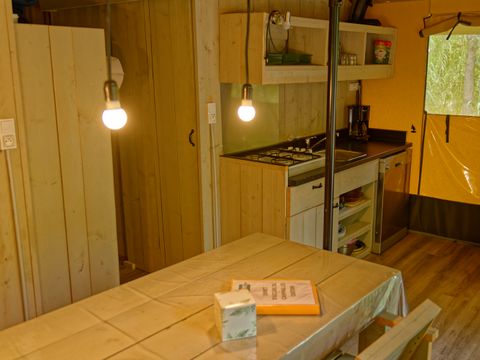 TENTE TOILE ET BOIS 6 personnes - Tente Safari