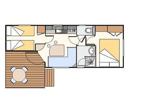 MOBILHOME 5 personnes - Pacific MH8 