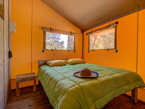 TENTE TOILE ET BOIS 6 personnes - LODGE PREMIUM BOIS et TOILE