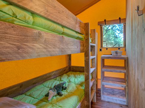 TENTE TOILE ET BOIS 6 personnes - LODGE PREMIUM BOIS et TOILE