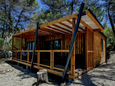 Mobilhome 4 personnes - Cottage Farniente 2 Chambres 2 salles de bain climatisé Premium