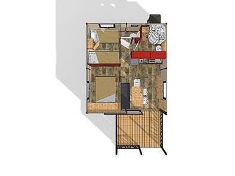 CHALET 5 personnes - 2 chambres