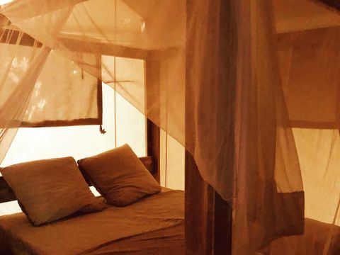 LODGE 6 personnes - Lodge Jasmin 34m² - 3 chambres - cuisine - salle d'eau