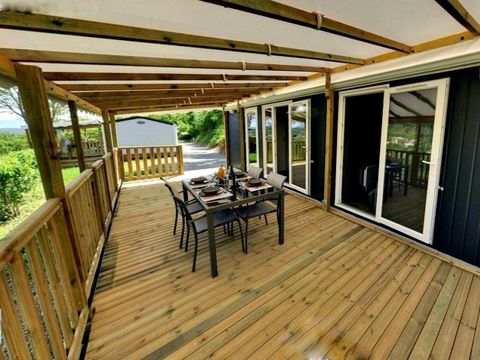 MOBILHOME 4 personnes - Loggia Prestige Confort 35m² -Jacuzzi - Climatisation - TV MOBILHOME 4 personnes - Loggia Prestige Confort 35m² -Jacuzzi - Climatisation - TV