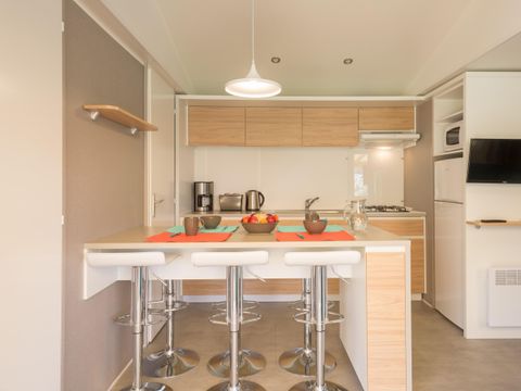 MOBILHOME 6 personnes - Espace Premium 32m² - Climatisation - TV vue montagne MOBILHOME 6 personnes - Espace Premium 32m² - Climatisation - TV vue montagne