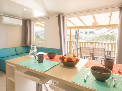 MOBILHOME 6 personnes - Espace Premium 32m² - Climatisation - TV vue montagne MOBILHOME 6 personnes - Espace Premium 32m² - Climatisation - TV vue montagne