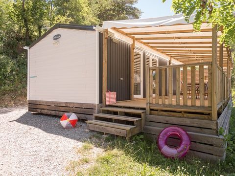 Mobilhome 6 personnes - Mobil home Prestige SPA - 3 chambres dont 1 suite parentale - draps, serviettes et plancha