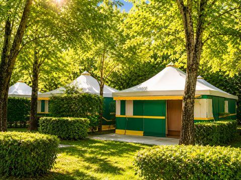 Bungalow toilé 2/5 personnes - Pagan Standard 25m² - 2 chambres - Avec sanitaires