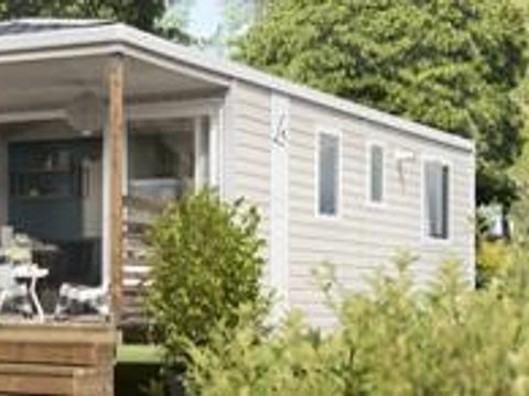 Mobilhome 2/4 personnes - Louisiane Confort 26 m² - 2 chambres - Terrasse couverte - TV