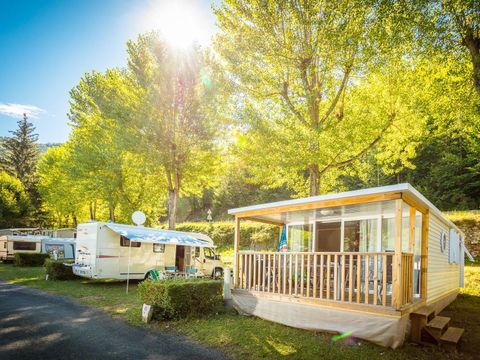 MOBILHOME 6 personnes - Mobil-home O'hara Confort 25 m² - 2 chambres + Terrasse couverte + TV 4/6 pers