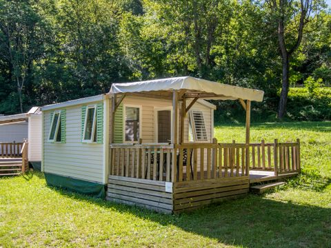 Mobilhome 2/3 personnes - Astria Standard 16 m² - 1 chambre - Terrasse couverte - TV