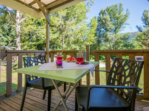 Mobilhome 2/3 personnes - Astria Standard 16 m² - 1 chambre - Terrasse couverte - TV