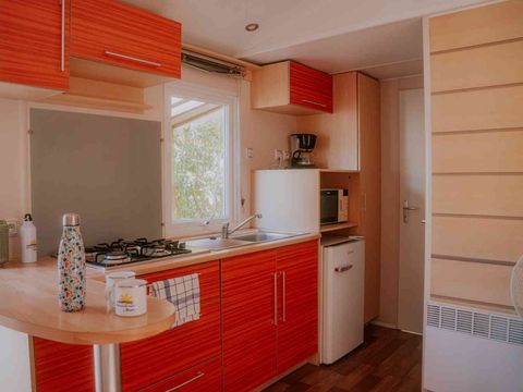 Mobilhome 4/6 personnes - Mercure Confort 28m² - 2 chambres - Terrasse couverte