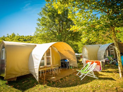 Bungalow toilé 2/4 personnes - Coco Sweet 16m² - 2 chambres - Sans sanitaires - Bord de rivière