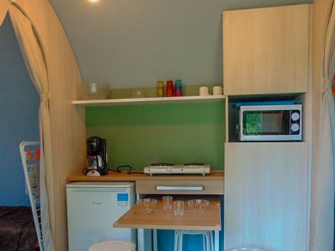 Bungalow toilé 2/4 personnes - Coco Sweet 16m² - 2 chambres - Sans sanitaires - Bord de rivière