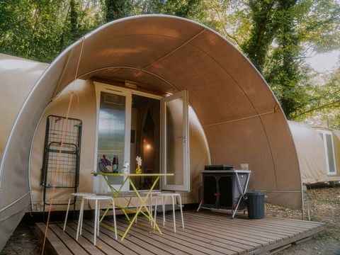 Bungalow toilé 2/4 personnes - Coco Sweet 16m² - 2 chambres - Sans sanitaires - Bord de rivière