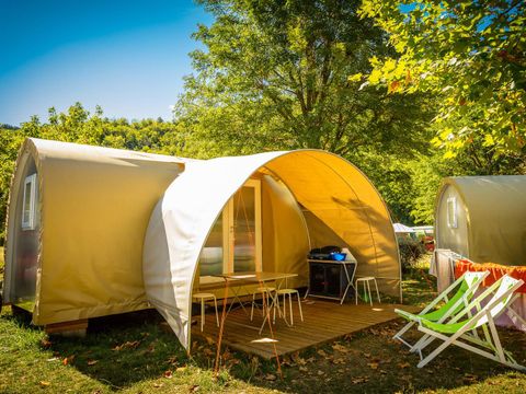 BUNGALOW TOILÉ 4 personnes - Coco Sweet 16m² - 2 chambres (sans sanitaires) - Bord de rivière 2/4 pers