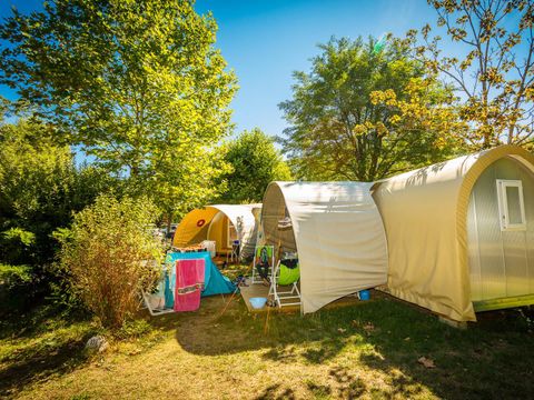 BUNGALOW TOILÉ 4 personnes - Coco Sweet 16m² - 2 chambres (sans sanitaires) - Bord de rivière 2/4 pers