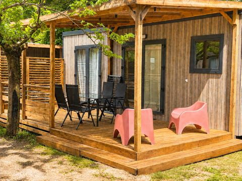 Mobilhome 2/4 personnes - NEW// Oasis Premium 35m² - 2 chambres - Lave-vaisselle - Clim - Plancha