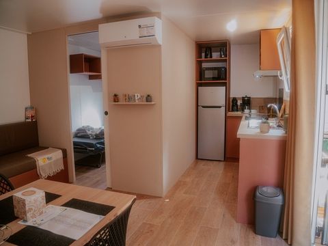 Mobilhome 2/4 personnes - NEW// Oasis Premium 35m² - 2 chambres - Lave-vaisselle - Clim - Plancha