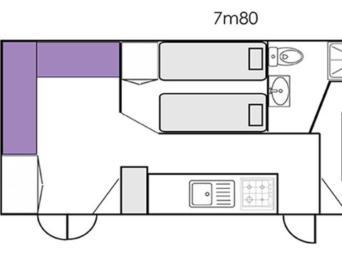 Mobilhome 4 personnes - Standard