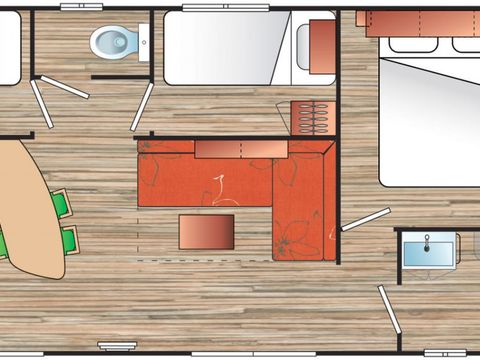 Mobilhome 7 personnes - Confort