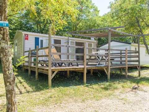 MOBILHOME 6 personnes - Cottage Premium Clim - 29 m² - 2 chambres – 4/6 pers - climatisation & plancha