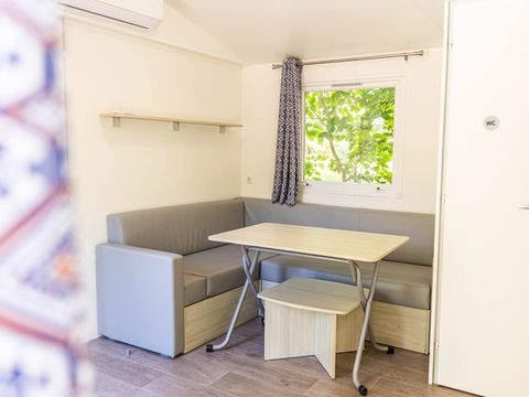 MOBILHOME 6 personnes - Cottage Premium Clim - 29 m² - 2 chambres – 4/6 pers - climatisation & plancha