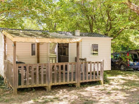 MOBILHOME 6 personnes - Cottage « La petite tribu » - 26 m² - 2 chambres - 6 pers - Plancha